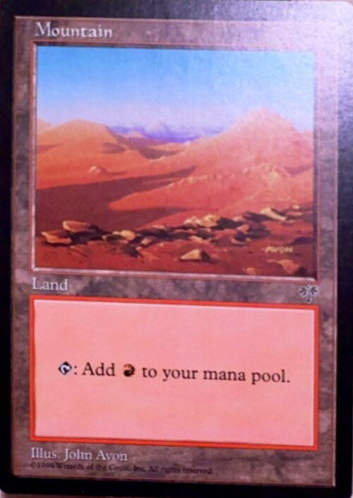Mountain  magic card collectible - Main Image 3