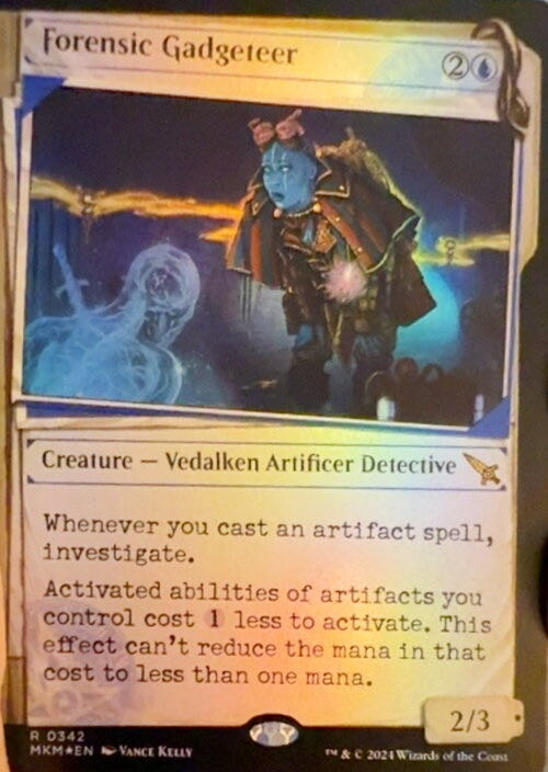 Forensic Gadgeteer  magic card collectible - Main Image 3