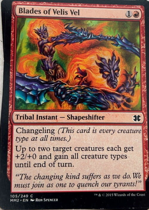 Blades of Velis Vel  magic card collectible - Main Image 3