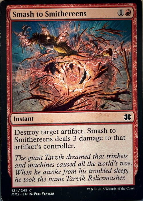 Smash to Smithereens  magic card collectible - Main Image 2