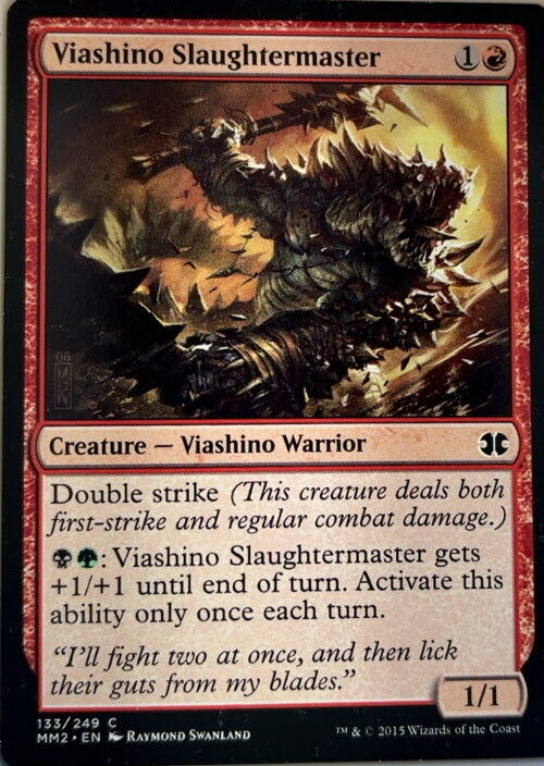 Viashino Slaughtermaster  magic card collectible - Main Image 2