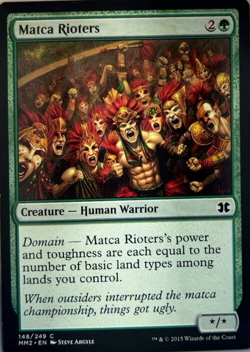 Matca Rioters  magic card collectible - Main Image 2