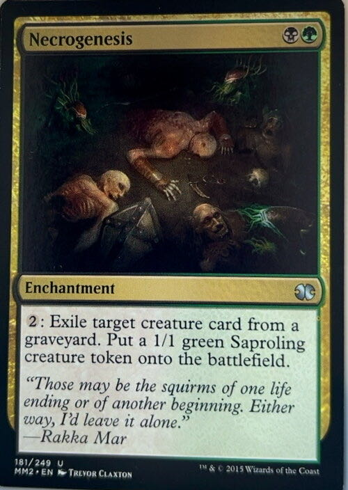 Necrogenesis  magic card collectible - Main Image 2
