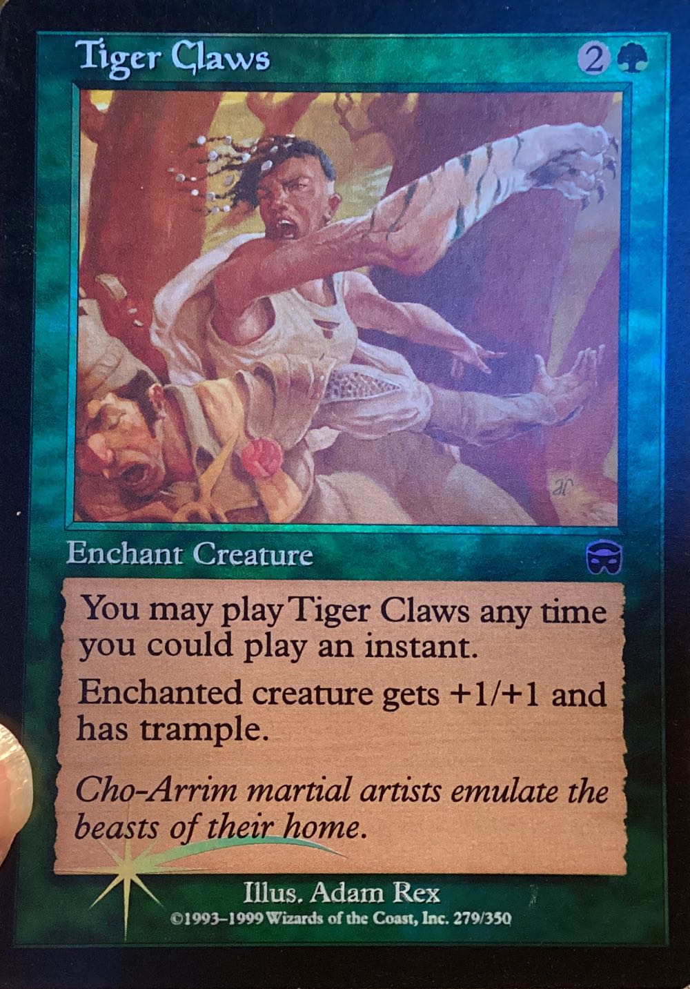 Tiger Claws  magic card collectible - Main Image 2