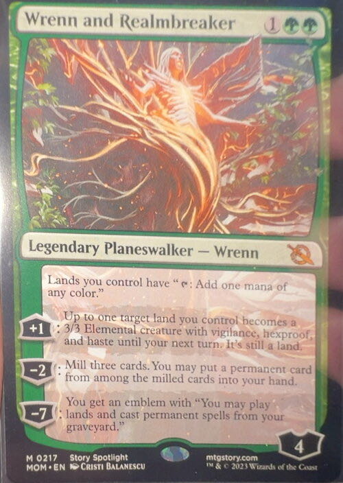 Wrenn and Realmbreaker  magic card collectible - Main Image 3