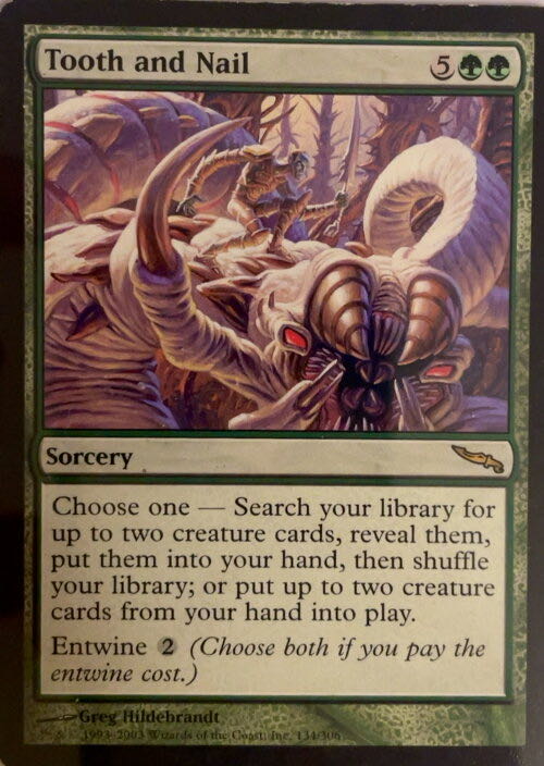 Tooth and Nail  magic card collectible - Main Image 3
