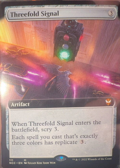 Threefold Signal  magic card collectible - Main Image 3