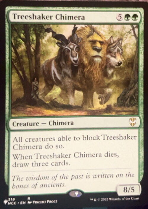 Treeshaker Chimera  magic card collectible - Main Image 3