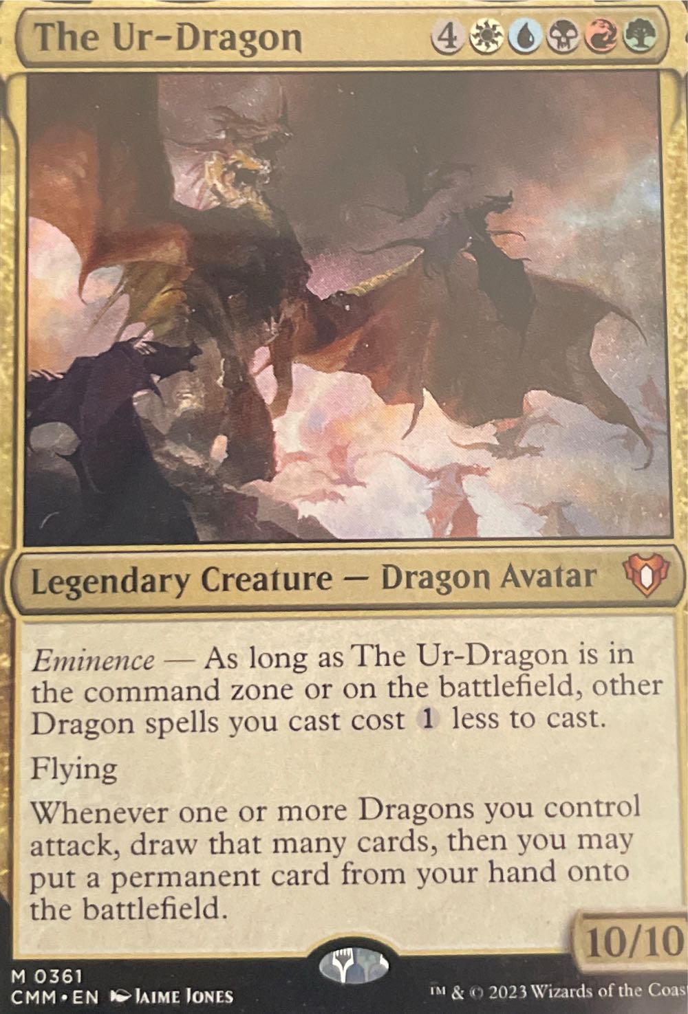 The Ur-Dragon  magic card collectible - Main Image 2