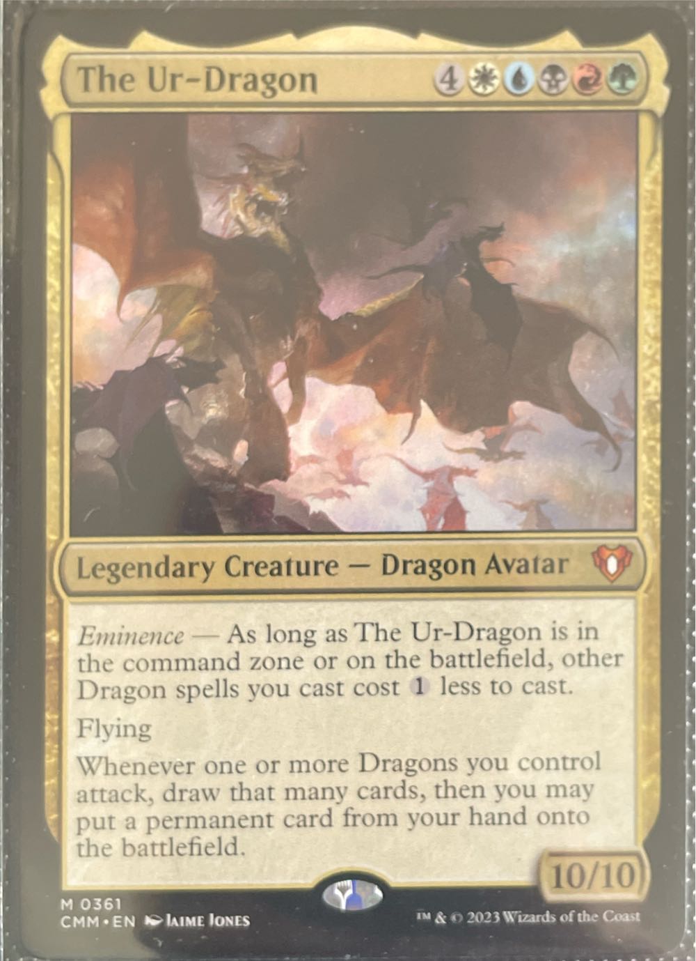 The Ur-Dragon  magic card collectible - Main Image 3