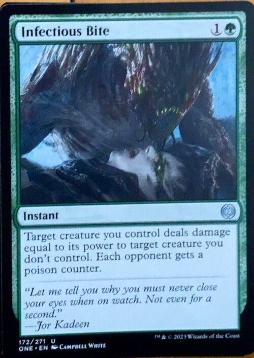 Infectious Bite  magic card collectible - Main Image 2