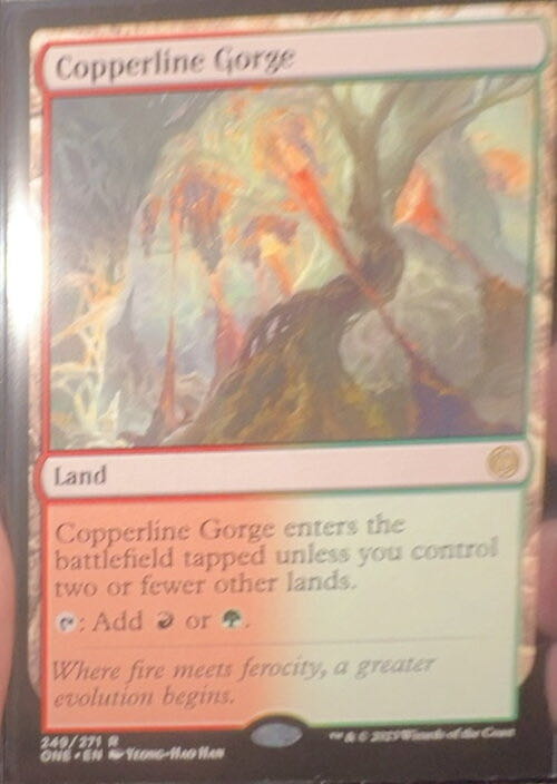 Copperline Gorge  magic card collectible - Main Image 2
