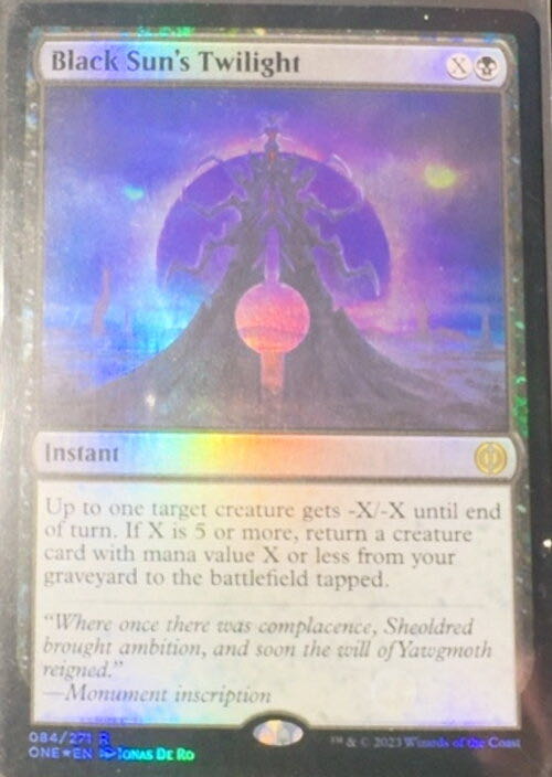 Black Sun’s Twilight  magic card collectible - Main Image 2