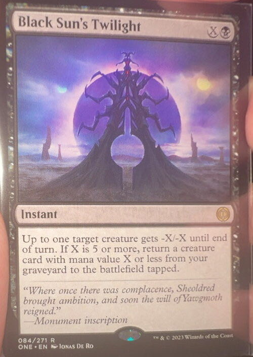 Black Sun’s Twilight  magic card collectible - Main Image 3
