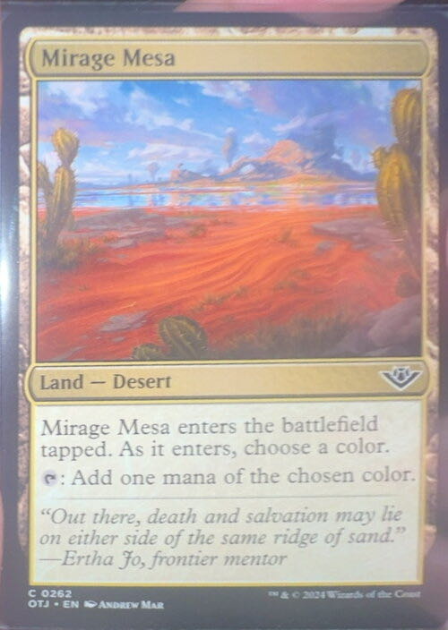 Mirage Mesa  magic card collectible - Main Image 3