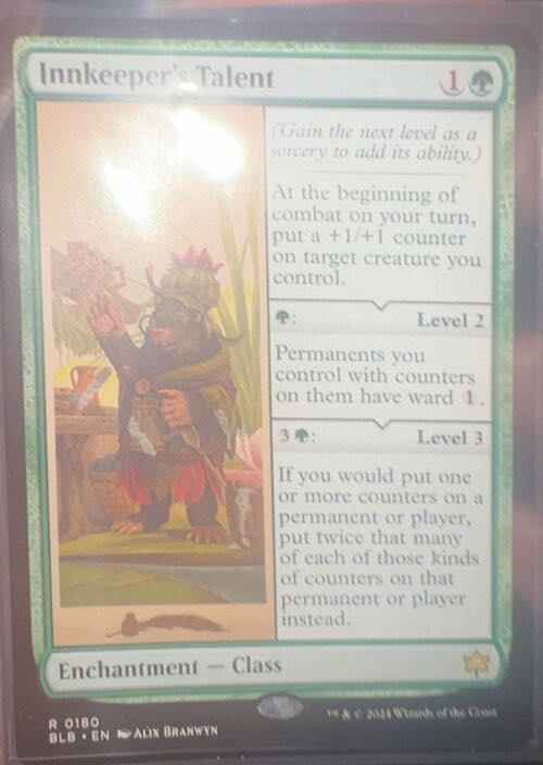 Innkeeper’s Talent  magic card collectible - Main Image 3