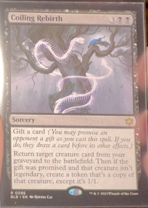 Coiling Rebirth  magic card collectible - Main Image 2