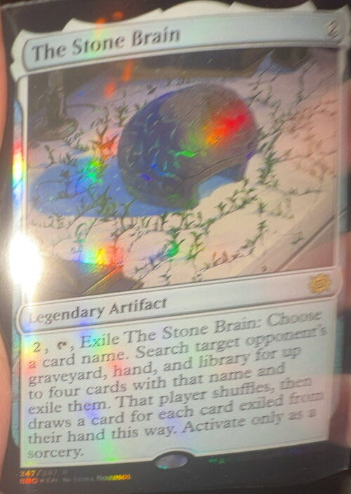 The Stone Brain  magic card collectible - Main Image 3