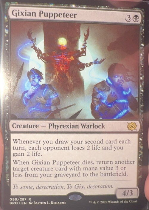 Gixian Puppeteer  magic card collectible - Main Image 3
