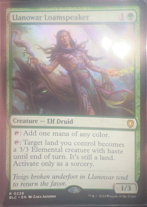 Llanowar Loamspeaker  magic card collectible - Main Image 3