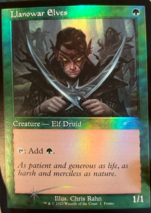 Llanowar Elves  magic card collectible - Main Image 2
