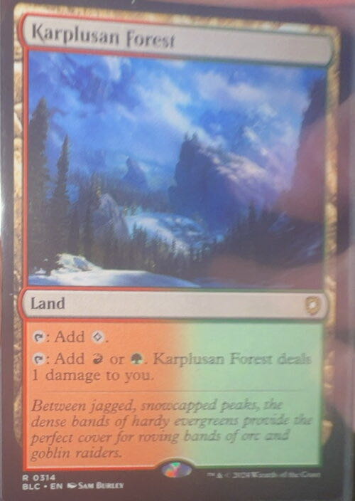 Karplusan Forest  magic card collectible - Main Image 3