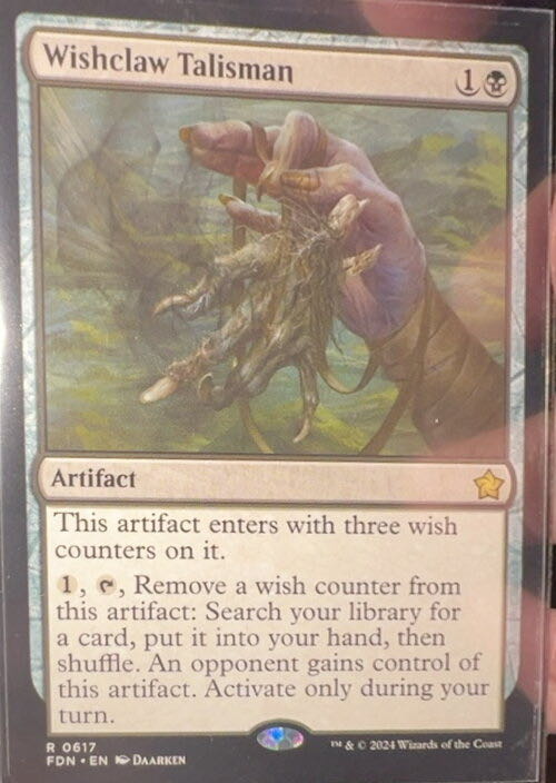 Wishclaw Talisman  magic card collectible - Main Image 2