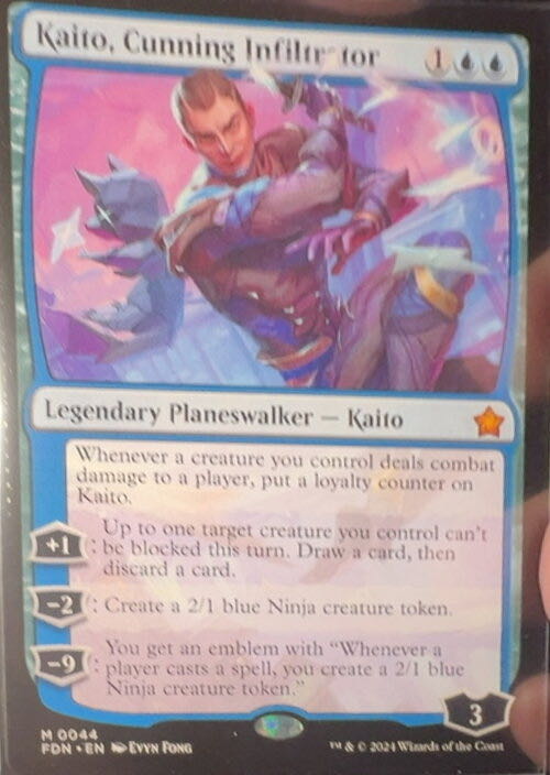 Kaito, Cunning Infiltrator  magic card collectible - Main Image 2