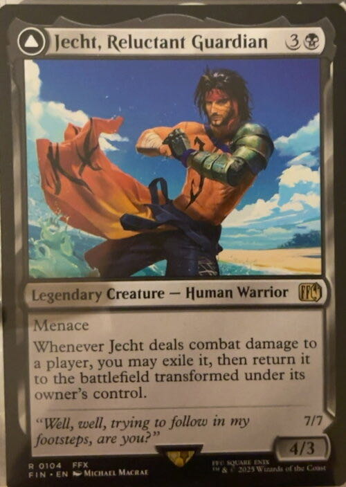 Jecht, Reluctant Guardian // Braska’s Final Aeon  magic card collectible - Main Image 2