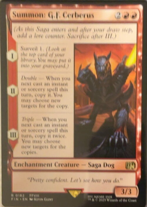 Summon: G.F. Cerberus  magic card collectible - Main Image 2