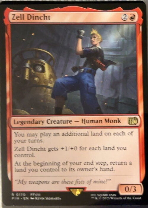 Zell Dincht  magic card collectible - Main Image 2