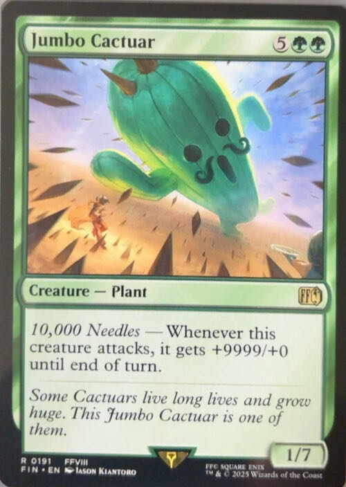 Jumbo Cactuar  magic card collectible - Main Image 2