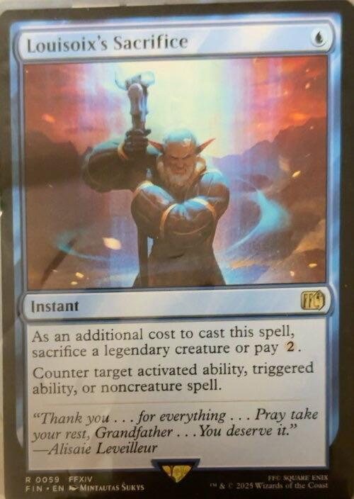 Louisoix’s Sacrifice  magic card collectible - Main Image 2