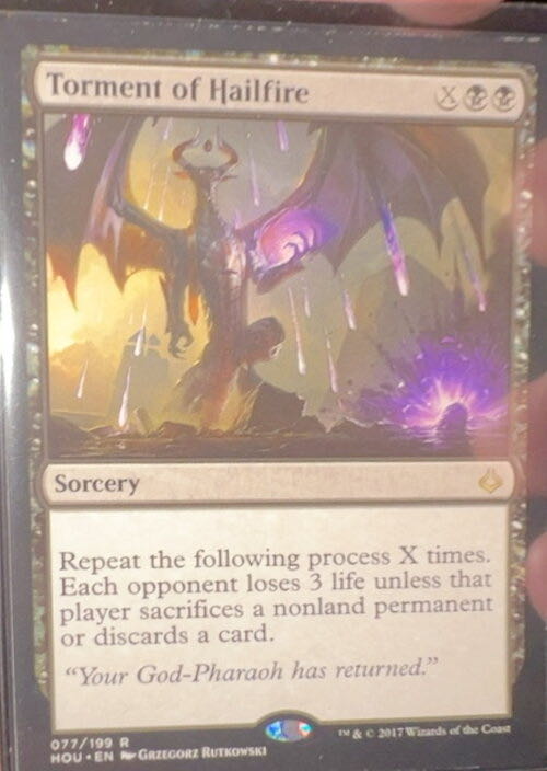 Torment of Hailfire  magic card collectible - Main Image 2