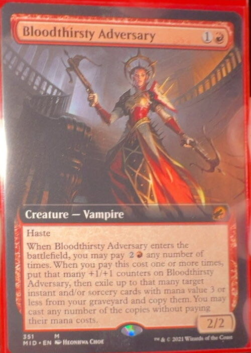 Bloodthirsty Adversary  magic card collectible - Main Image 2