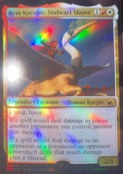 Rem Karolus, Stalwart Slayer  magic card collectible - Main Image 2