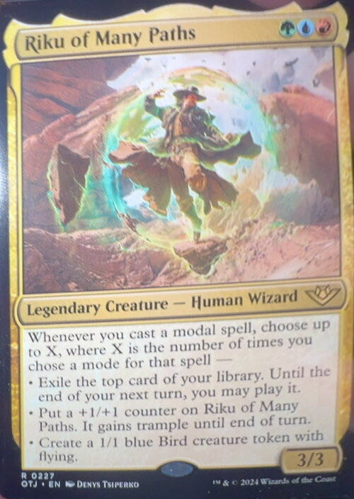 Riku of Many Paths  magic card collectible - Main Image 3