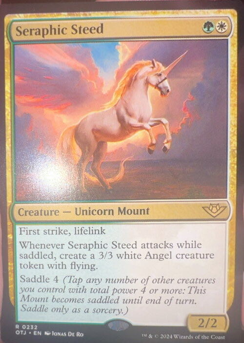 Seraphic Steed  magic card collectible - Main Image 2