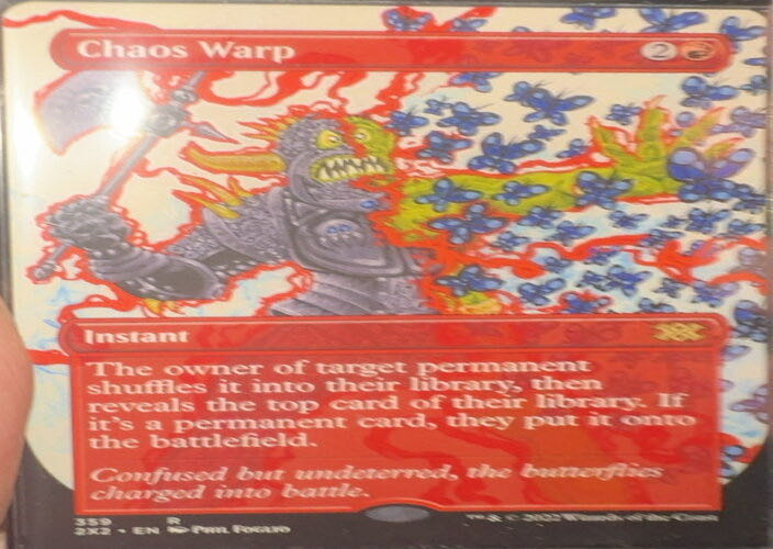 Chaos Warp  magic card collectible - Main Image 3