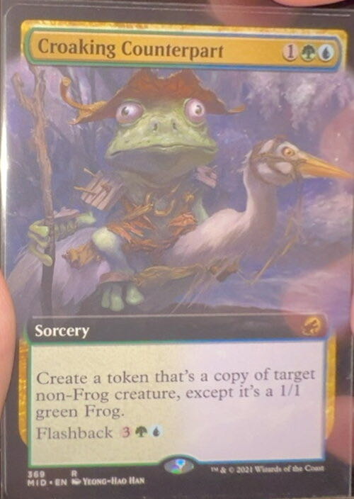 Croaking Counterpart  magic card collectible - Main Image 2