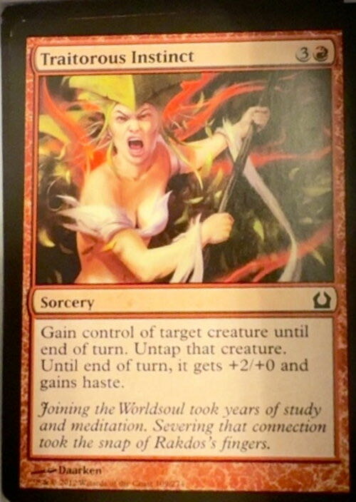 Traitorous Instinct  magic card collectible - Main Image 2