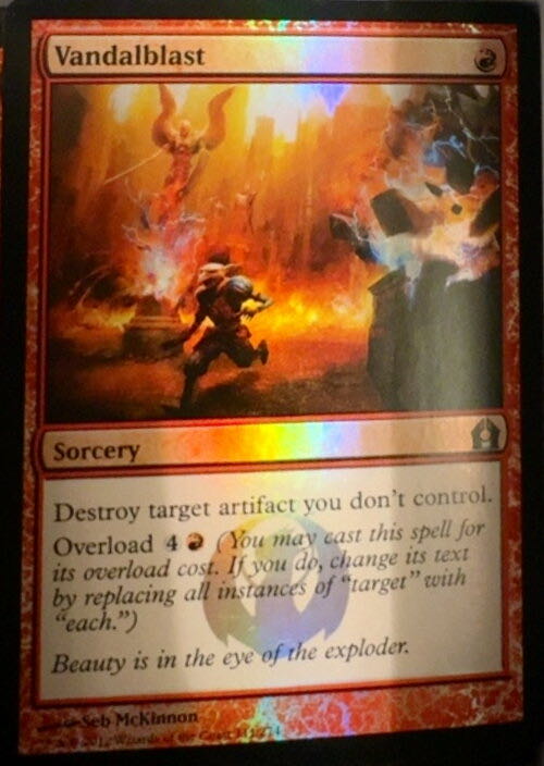 Vandalblast  magic card collectible - Main Image 2