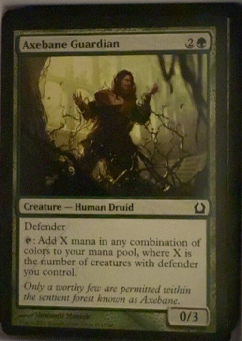 Axebane Guardian  magic card collectible - Main Image 2