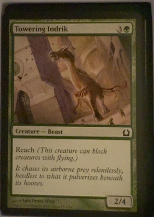 Towering Indrik  magic card collectible - Main Image 2