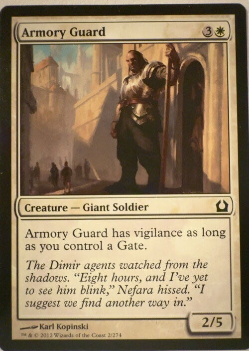 Armory Guard  magic card collectible - Main Image 3