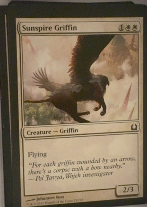 Sunspire Griffin  magic card collectible - Main Image 2