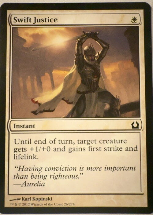 Swift Justice  magic card collectible - Main Image 3
