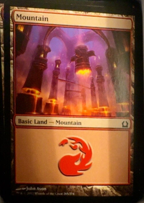 Mountain  magic card collectible - Main Image 2