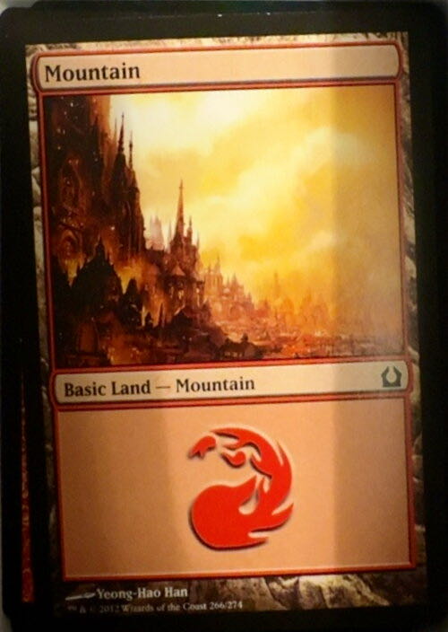 Mountain  magic card collectible - Main Image 2