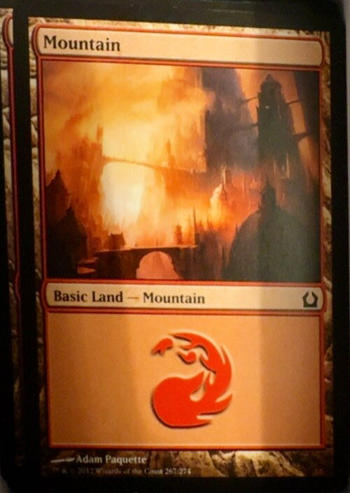 Mountain  magic card collectible - Main Image 2